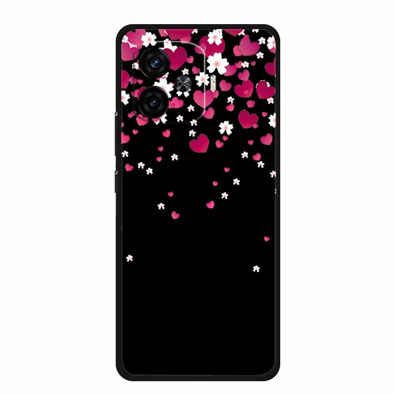 Black Silicone Case For Vivo iQOO Z9 Turbo Plus Case Z 9 Turbo Coque Soft Back Cover For Vivo iQOO Z9 Turbo Phone Case Cartoon