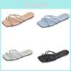 Summer Flat Sandals For Women With Breathable Pu Material For Casual Daily Wear