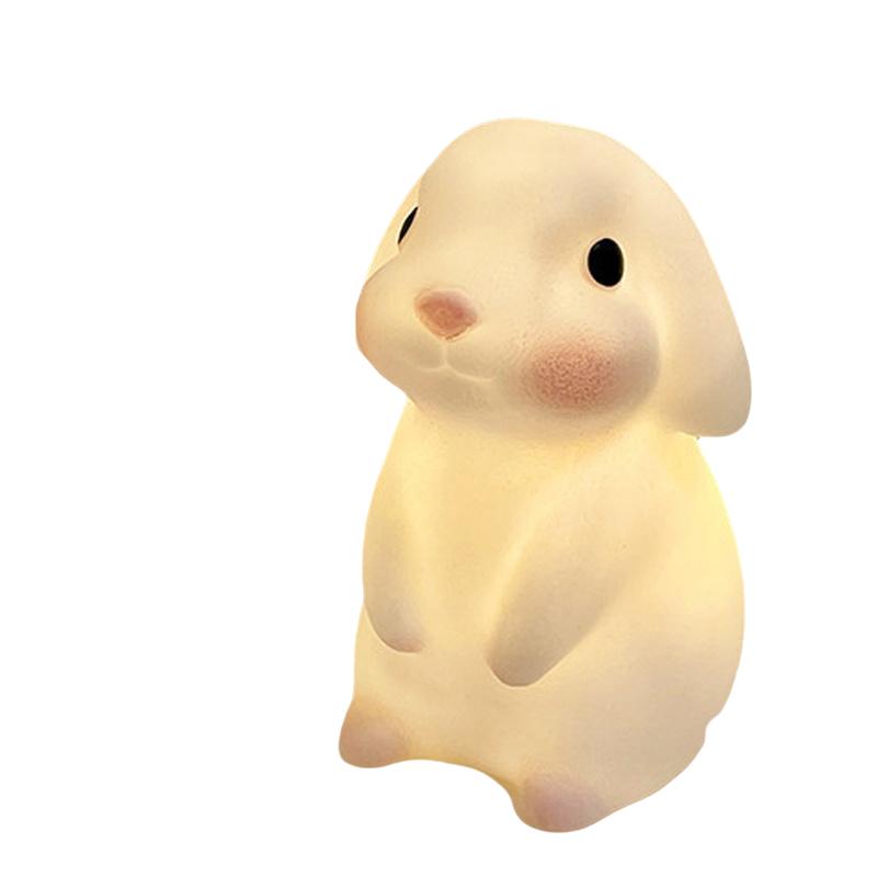 

Night Lamp Warm Light Compact Cartoon Cute Rabbit Shaped Powered Battery