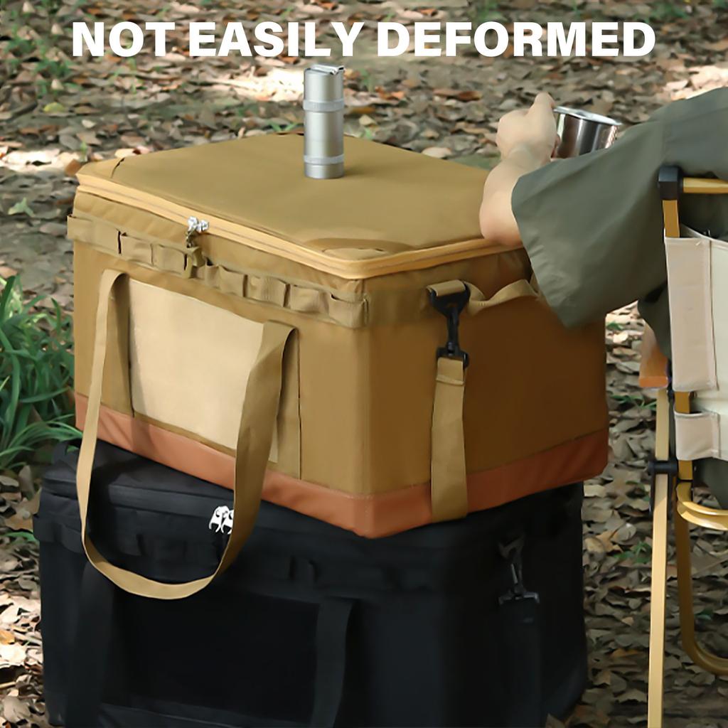 Camping Cooking Utensils Storage Bag Large Capacity Camping Cookware Organizers Water Resistant Camping Bag for Outdoor