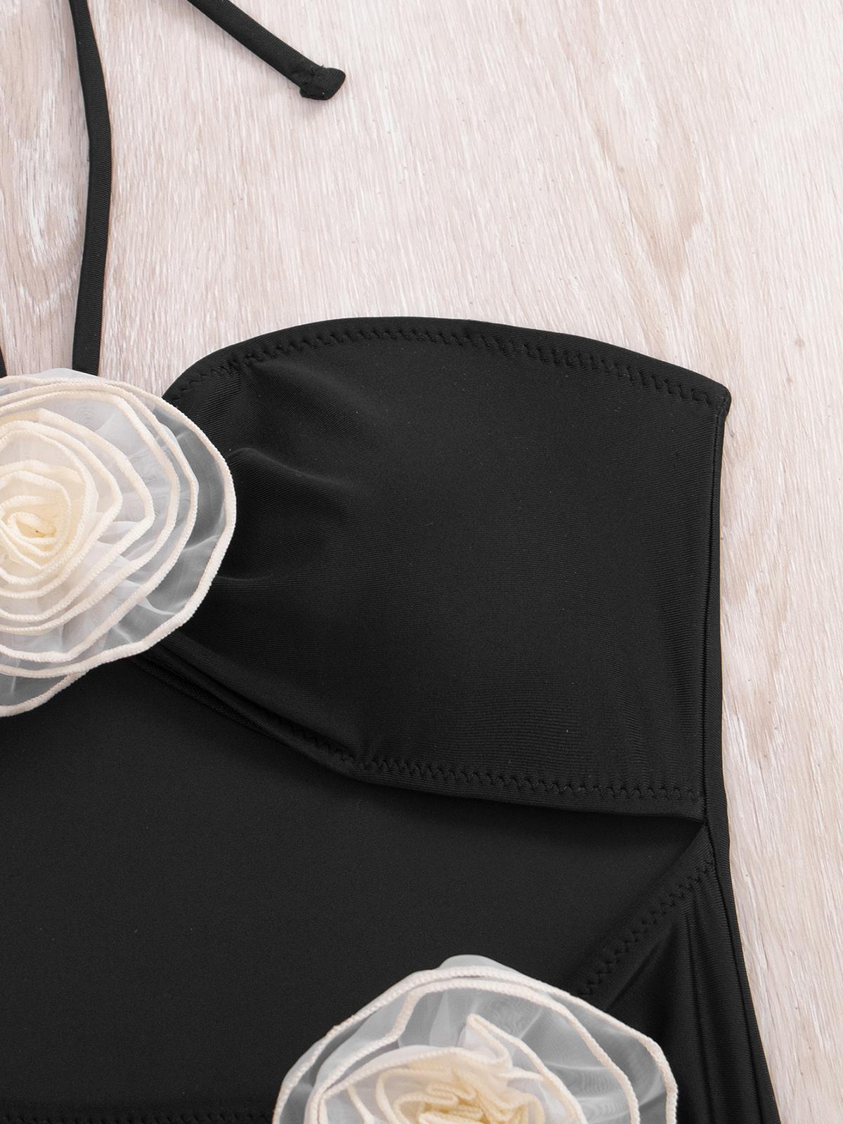 Сексуальный женский цельный купальник — фото 9