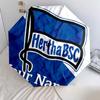 1 PC Automatic Folding Umbrella - Hertha BSC Custom Name Pattern, Portable & Foldable Design with 8 Ribs, Christmas Birthday Gifts