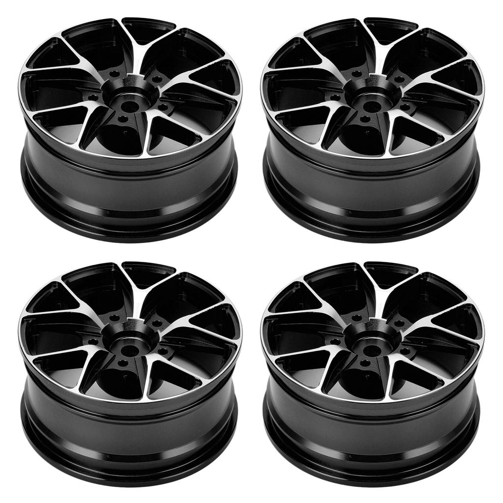 4Pcs RC Wheel Hub High Wear Resistance Aluminum Alloy Remote Control Car Accessories for 1Celsius10 Flat Sports Car