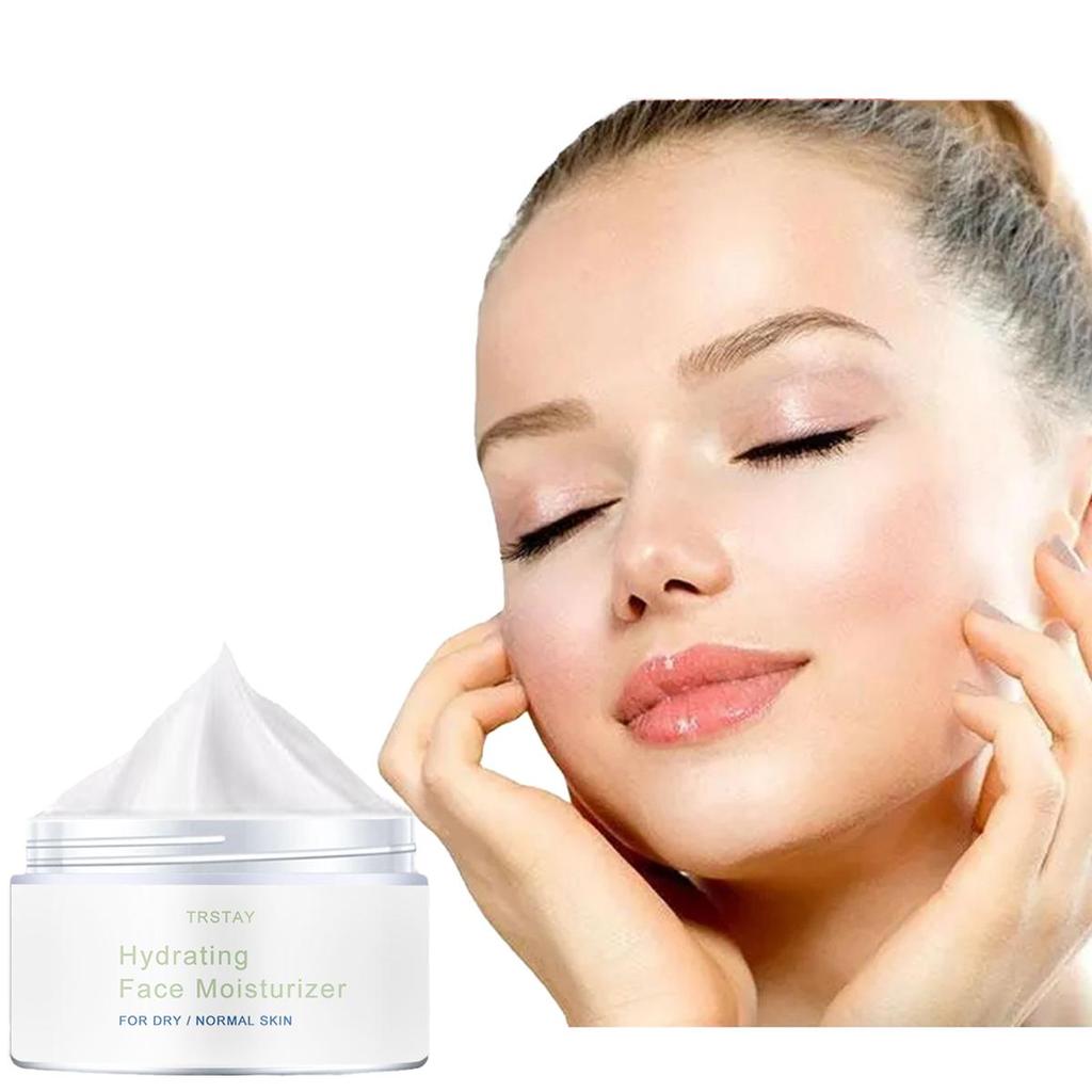 Cremă hidratantă facială care luminează și întărește pielea, hidratează pielea și reduce aspectul tern