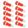 10pcs 4mm Banana Jack Socket Mount Binding Post Connector Adapter Panel for Electronic InstrumentRed