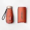 (Orange) Parapluie De Voyage Avec Protection UV UPF 50+ Contre La Pluie Et Le Soleil, Compact Et Portable (92 Cm).