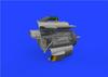 Eduard 1/72 Brassin Messerschmitt Bf109G-2/G-4 Engine (for Eduard) Plastic Model Kit Parts EDU672353