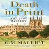 Death In Print by G.M. Malliet Hardback Book 9781448314485