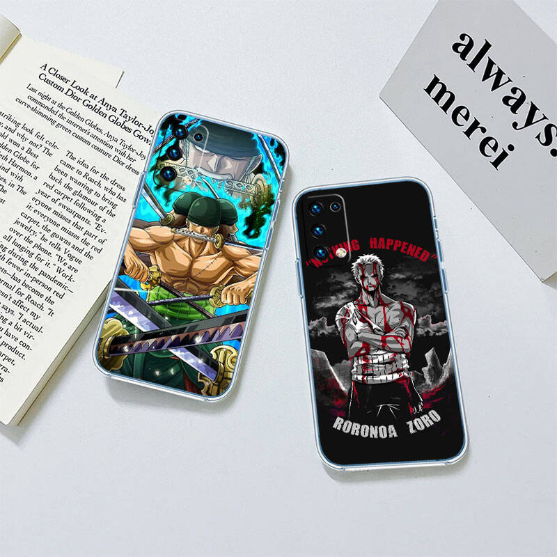 MH125 One Piece Zoro Case for Motorola E7 G6 G7 G8 G9 Plus Power Play G10 G20 G04 E30 E40 E22 E20 E13 E15 G22 G23 G05 G75 G35 G55