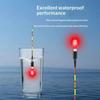 5Pcs Led Luminous Fishing Floating Night Tail Light Glow Color Change Stick Bean Shaped Head Fishing Float Fishing Accessory