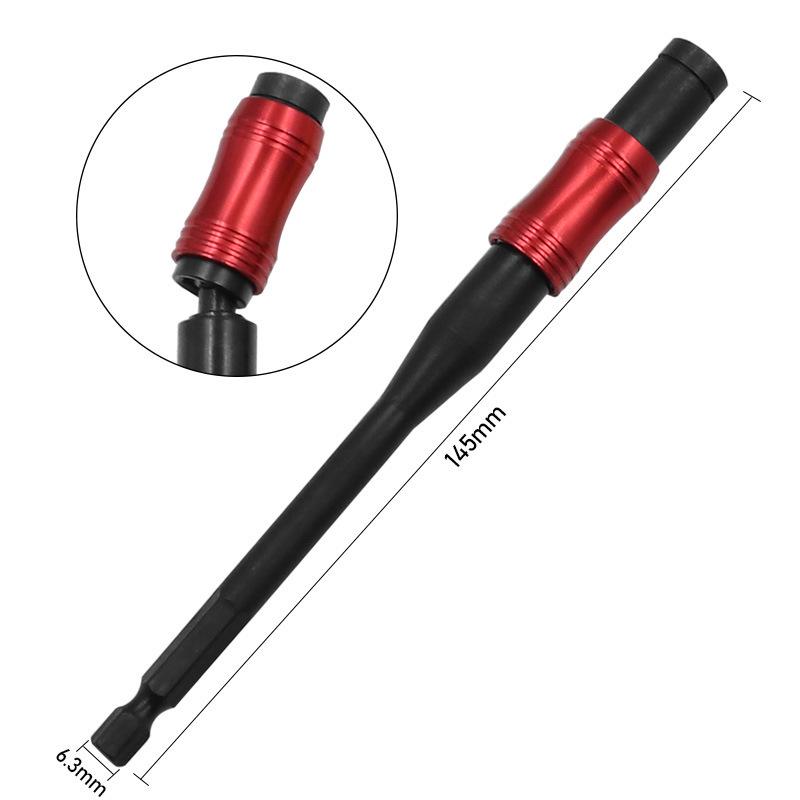 145mm Extended Hex Shank Quick Release Self-Locking Bit Adapter for Electric Screwdrivers