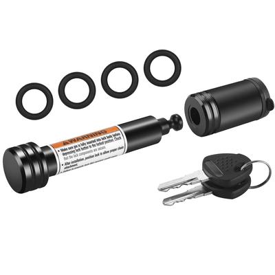 METOWARE Trailer Hitch Lock - 5/8" Diameter Locking Receiver Pin, 2" Receiver Tube, Fits