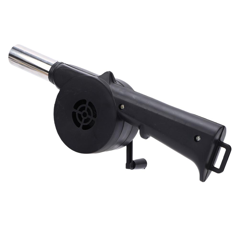 BBQ Air Blower Fast Fire Starter Portable Manual Hand Crank Blower for Outdoor Picnic Camping Cooking Barbecue Stove