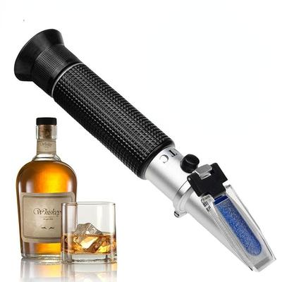 1 pièces réfractomètre d'alcool testeur d'alcool testeur d'alcool portatif testeur de Concentration d'alcool de brassage MYY