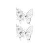 Small Fresh Butterfly Symbiotic Tattoo Sticker High Value Beautiful Tattoo Sticker