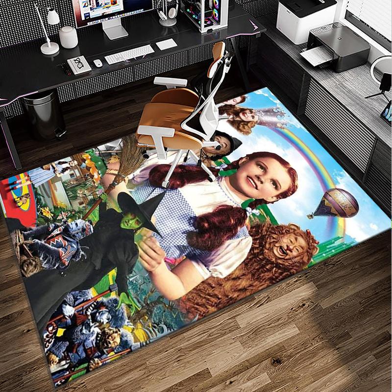 Wonderful Wizard Adventure Office Rug Chair Mat, Game Carpet, Suitable for Front Door, Bedroom, Living Room, Desk, Holiday Gift