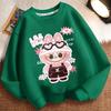 Children's Fashion Round-neck Hoodie, Spring and Autumn Boys' and Girls' Casual Long-sleeved Coat