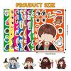 24 Sheets Wizard Stickers Make a Face DIY Magic Role Crafts Stickers