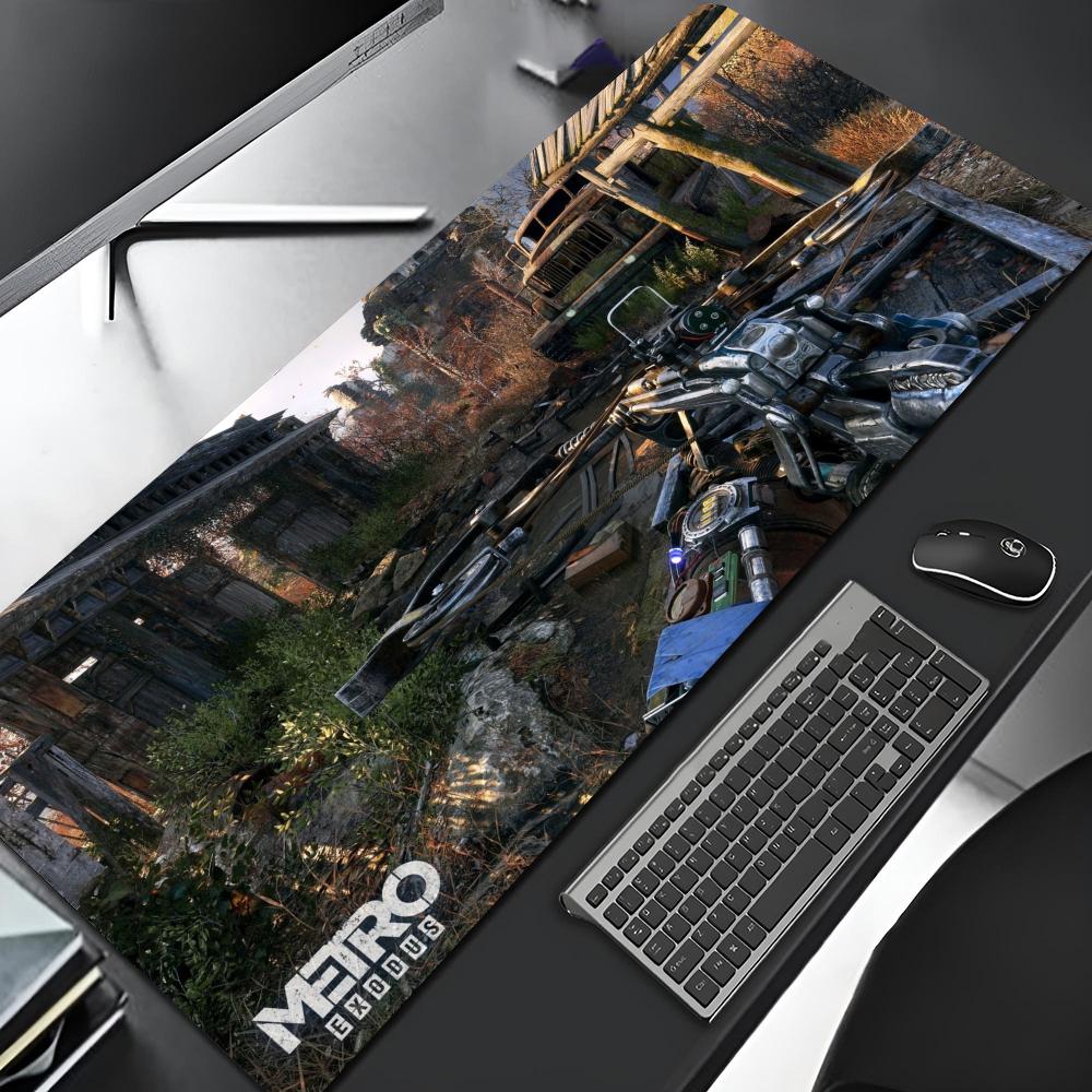 Metro Exodus Druk Podkładka pod mysz Krawędź Duża Gamingowa Blokująca Komputer Gracz Duża Gumowa Sztuka Drukowanie DIY Podkładka pod mysz Laptop Mata na biurko