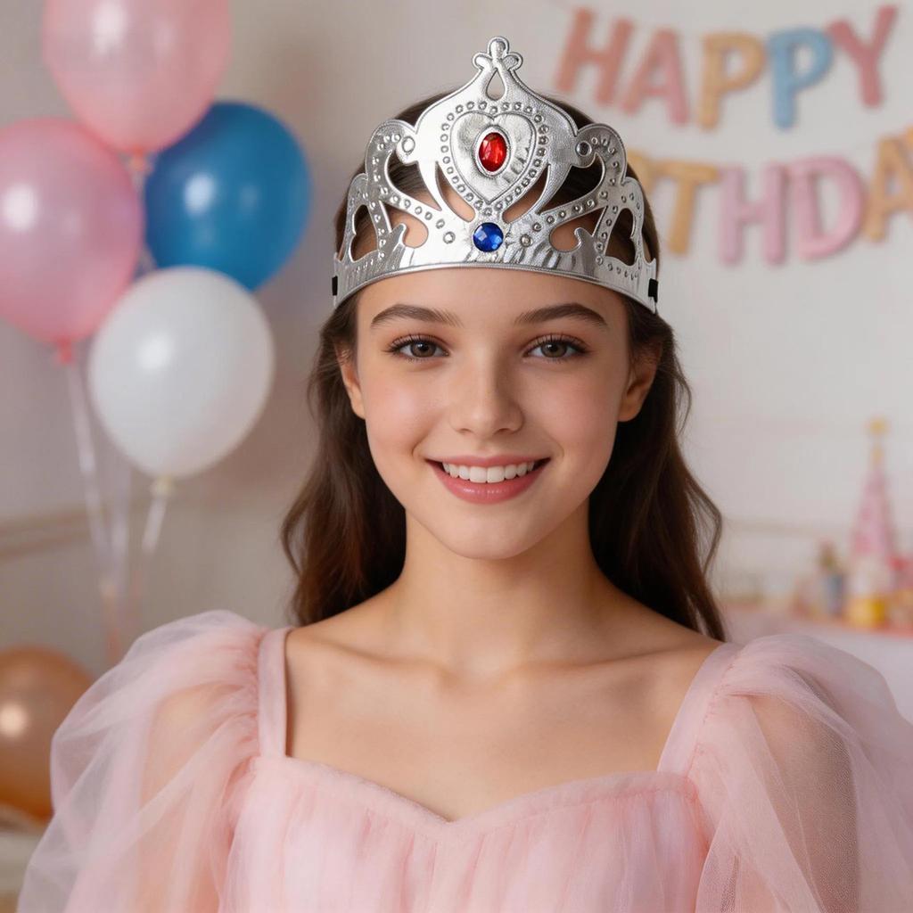Children's Princess Crown Headband for Birthday Parties or Halloween Costumes