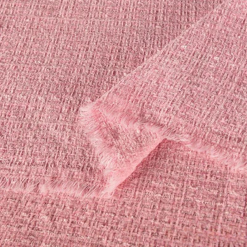 100x150cmLuxury Korean Style Tweed Fabric Dress for Coats Clothing Sewing Plain Soft Skin-friendly Cloth Needlework Drape