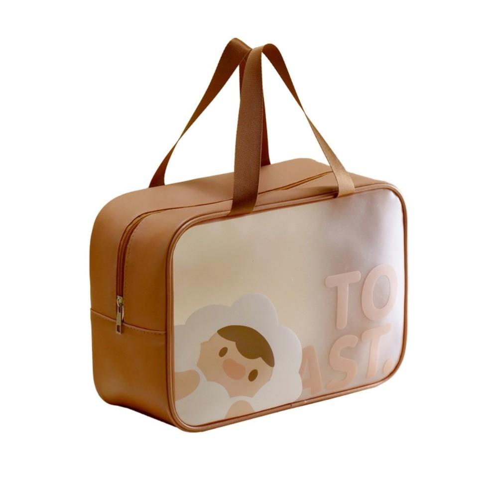 Tragbare Transparente Waschtasche Mattierte Reise-Kosmetiktasche Große Kapazität Kosmetiktasche Baden