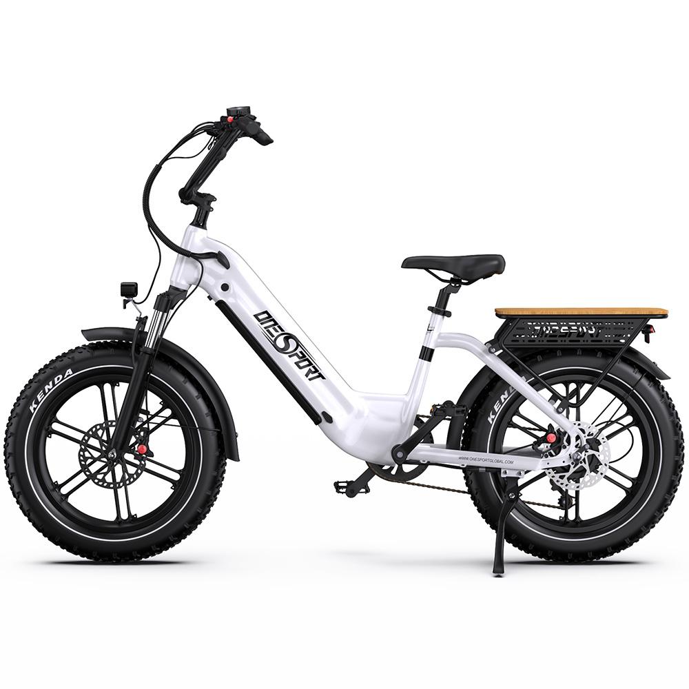 Elektrisches Fahrrad All Terrain Onesport 20" Fat Tire 48V 18AH Erwachsenen E-Bike 500W Motor Verbindung APP Shimano 7-Gang Doppelscheibenbremse OT08
