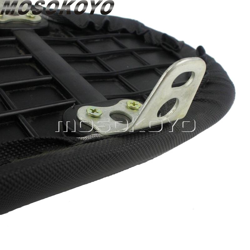 Off-Road Motorcycle Black Seat Cushion Assembly For Kawasaki KLX150  KLX 150  Enduro Pit Bike Soft Foam Core Seats Base Cover