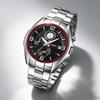 Men's Quartz Watch SKMEI Racing Chronograph Stainless Steel 9346