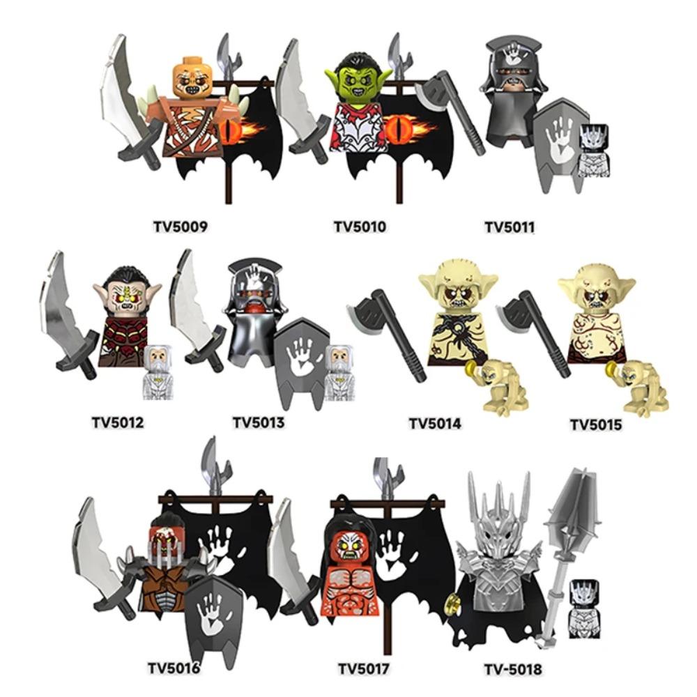 

Середньовічні фігурки Володаря Перснів Воїни Назгулів Вершник Кінь Лицарі Будівельні блоки Цеглинки Іграшки для дітей подарунки