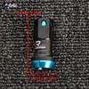 Racing Wheel Lug Nuts Racing Composite Lock Lug Nuts with Security Key M12x1.5/1.25