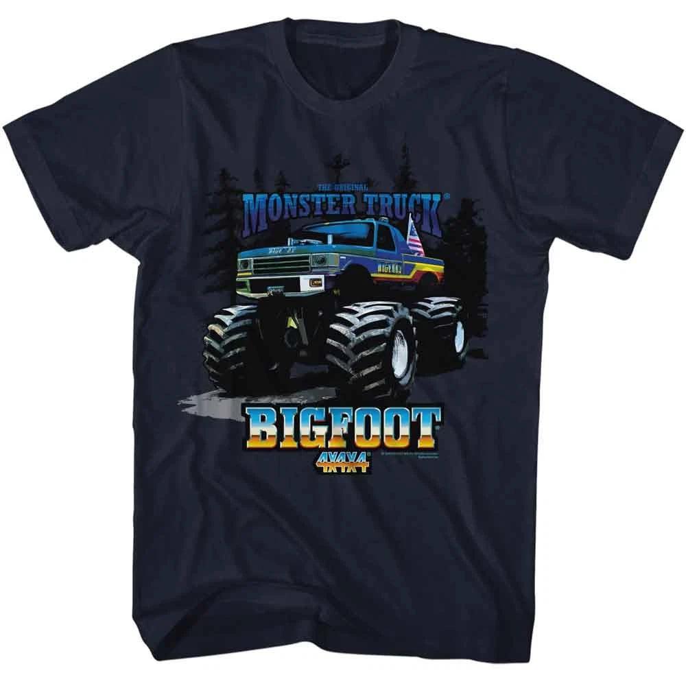 Bigfoot Truck And Trees Tshirt S