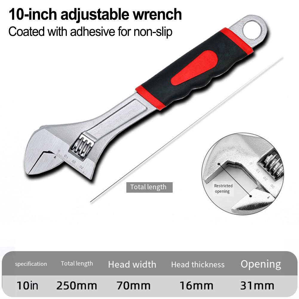 Open-end Adjustable Wrench Multi-function Wrench For Home Bathroom For Faucets Water Pipe Joints Sink Drain Pipes Wrench Tools