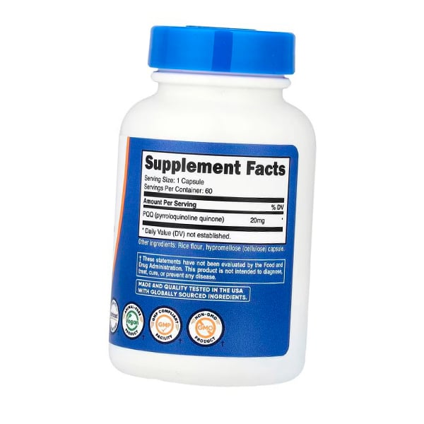 Pyrrolochinolinchinon, PQQ 20, Nutricost (70647003)