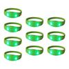 Confezione da 10 Braccialetti LED in Silicone Braccialetto Luminoso Lampeggiante Accessorio Multicolori Braccialetti Gioielli per Festa