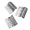 40pcs Tri-Fold Hinge Cabinet Door Hinge Wooden Box Hinge Nickel Plated Silver Furniture Hardware Accessories