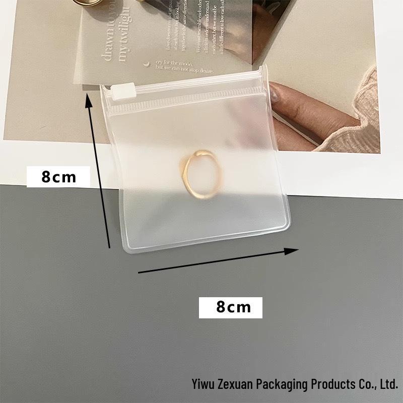 EVA 50 Silk Transparent Jewelry Storage Bag: Anti-Oxidation Seal for Earrings, Necklaces, Bracelets