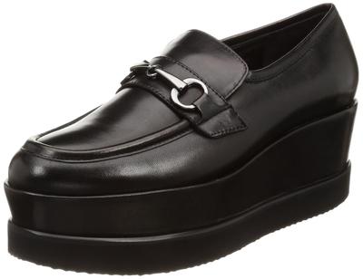 Luca Grossi LUCA Platform Velikost 2E Dámské G934M-WA Mokasíny, Černá, 23.5cm,