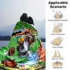 Wild Animals Jungle Flannel Blanket Super Soft Warm Cozy Blanket for Sofa Bed Office Travel All‑Season Home Decor Gift