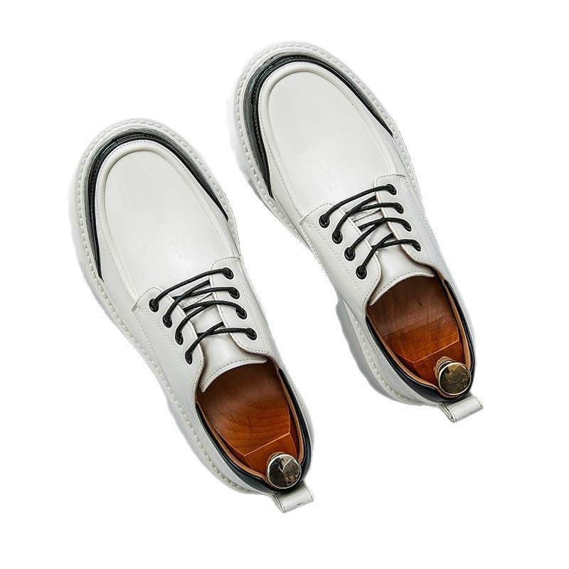 22 New Leather Shoes Business Dress Casual Breathable Suit Shoes High Sense Wedding Derby Shoes Gentleman