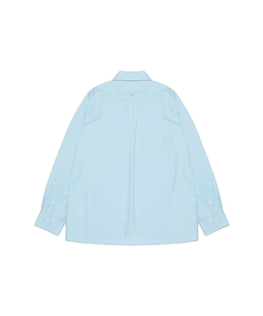 HELLO SUNRISE Hs Safari Shirt Jacket_Sky Blue