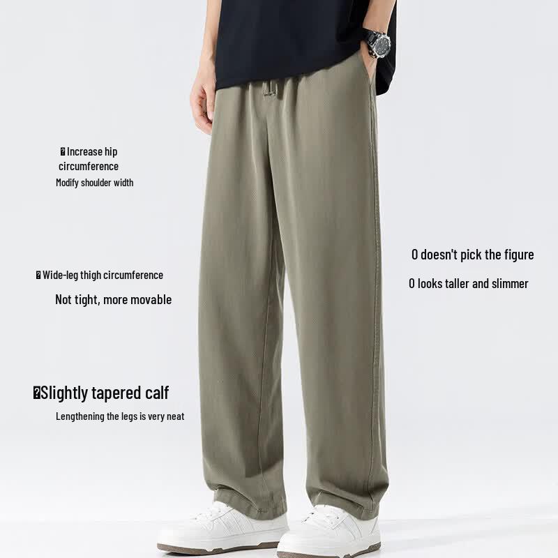 Jeanswest Men's Tencel Lyocell Casual Straight Pants
