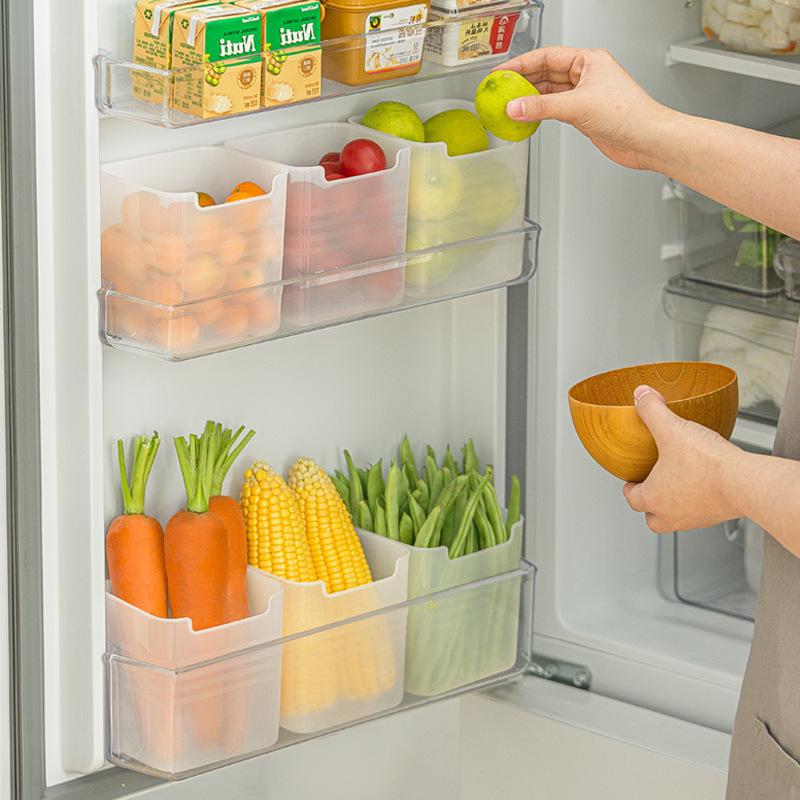 

Refrigerator Side Door Storage Box for Food & Sundries - Freshness and Organization Assistant