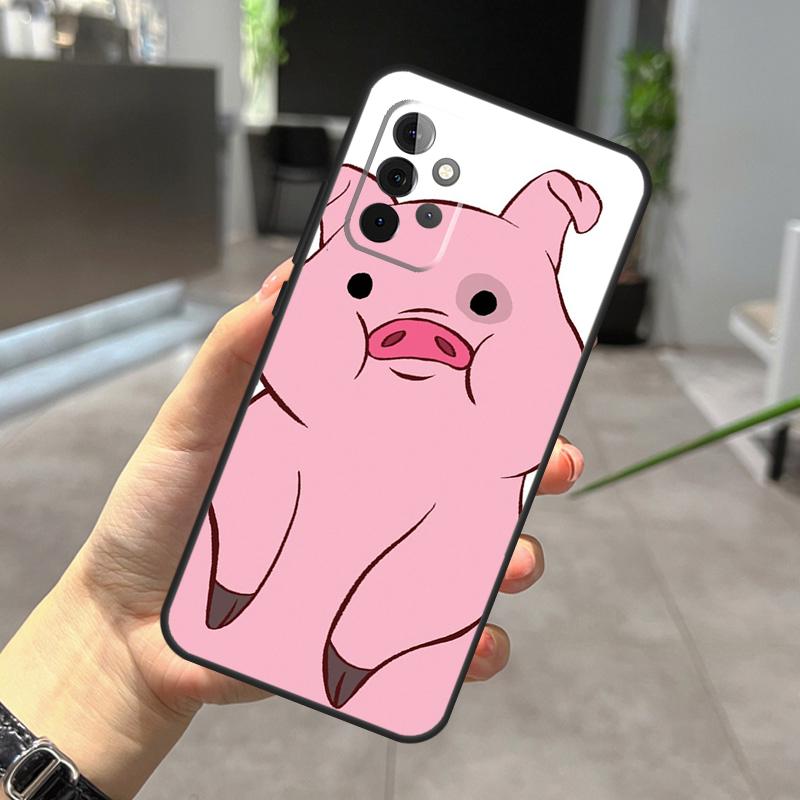 Cute PINK Kawai Pig Case For Samsung Galaxy A52 A32 A12 A56 A36 A54 A34 A14 A05 A16 A26 A13 A33 A53 A15 A35 A55