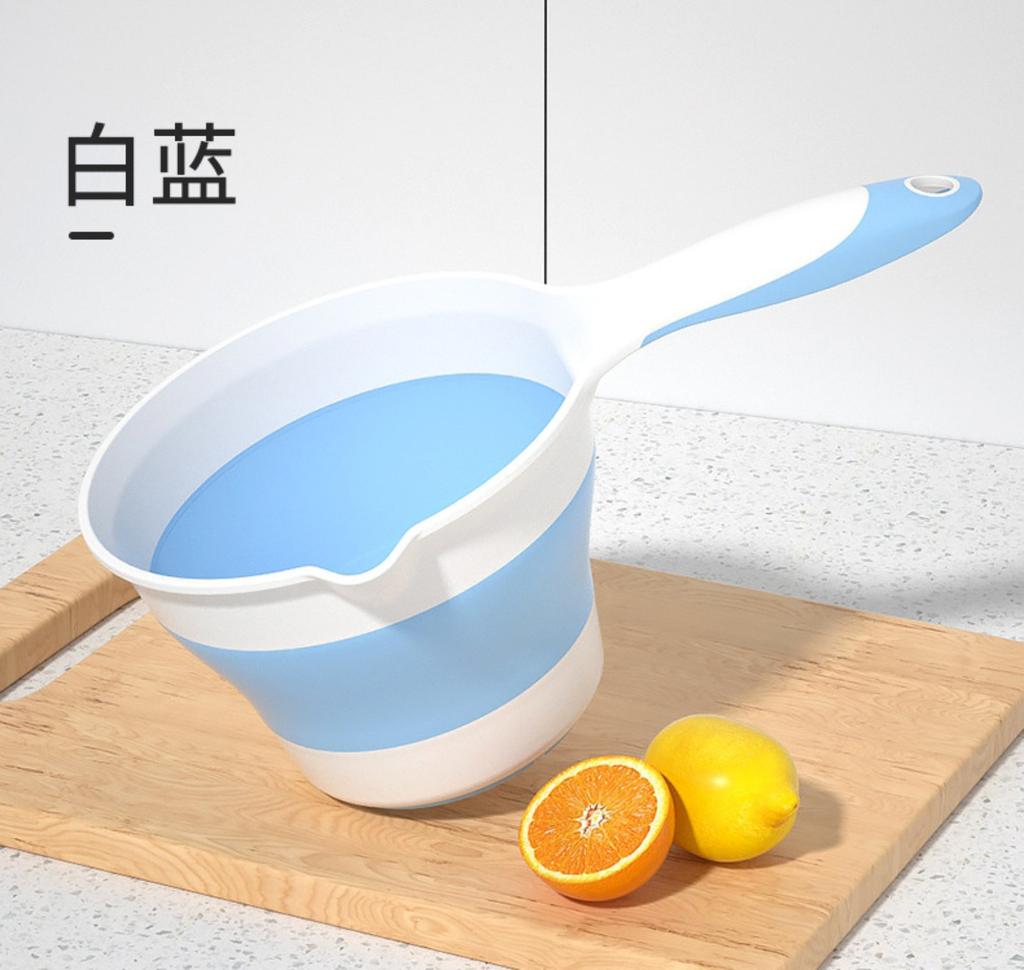 Kitchen Household Foldable Water Scoop Multifunctional Hanging Water Scoop Portable Travel Outdoor Scoop