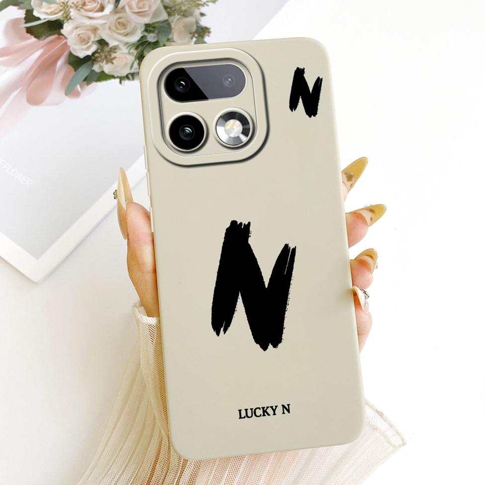 Case For Realme 16 Pro Plus Cover RMX5131 Luxury A-Z Letters Fashion Cool Crown Silicone Phone Casing For Realme 16 Pro+