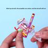 10pcs/lot Cartoon Toys Cute Plastic Pull Back  Plane Toy for Child Mini Airplane Model Funny Kids Toys Kindergarten Toys