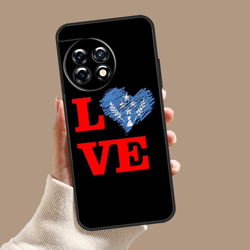 Kosrae Flag Case For OnePlus Nord 5 CE 4 3 Lite N20 N30 OnePlus 15 13 12 11 8 9 10 Pro 12R 13T 13R Cover