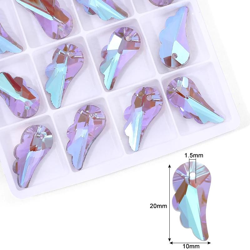Charming Crystal Pendant Multi Shaped Rhinestone Pendant Crystal Jewelry Accessories Crafts Stone for Earrings Bracelet Making