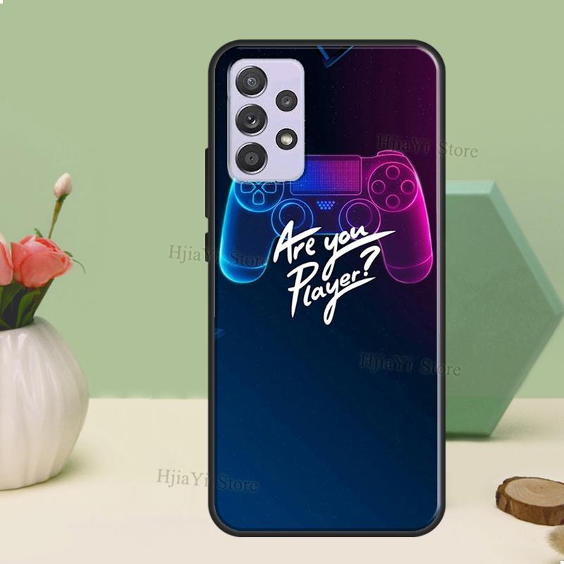 Cool Gaming Controller Case For Samsung A54 A34 A24 A14 A51 A71 A12 A22 A32 A52 A72 A73 A33 A53 A13 Back Cover